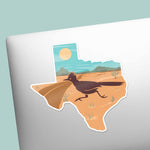 Desert Landscape Cute Texas Sticker on Laptop