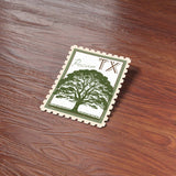 Texas State Tree Pecan Sticker - TX Vintage Stamp Decal
