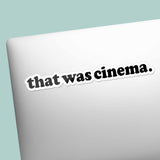 Cinema Sticker - Funny Pop Culture Decal for Water Bottle