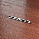Cinema Sticker - Funny Pop Culture Decal for Water Bottle