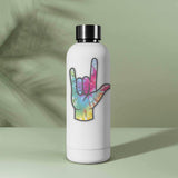 Tie Dye I Love You Sign Sticker