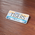 Tigers Alabama License Plate Sticker
