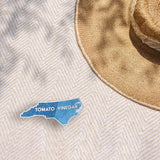 Tomato vs Vinegar North Carolina BBQ Map NC Magnet 