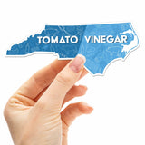 North Carolina BBQ Map Magnet for Car - Funny NC Flexible Fridge Magnet -  Raleigh Durham Charlotte Asheville Wilmington Cute Southern Gift