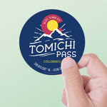 Tomichi Pass Colorado Sticker