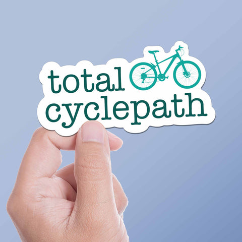 Total Cyclepath Biking Sticker