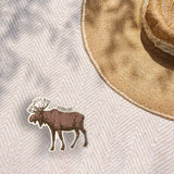 Vermont Moose Sticker - New England Nature Decals