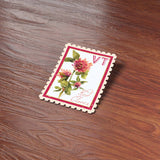 Vermont State Flower Red Clover Sticker - VT Vintage Stamp Decal