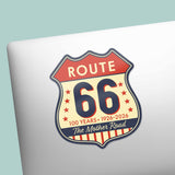 100th Anniversary Route 66 Sticker - The Mother Road Highway Sign