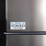 Virginia Beach Car Magnet - Flexible VA Fridge Magnet