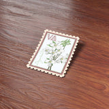 Virginia State Flower Dogwood Sticker - VA Vintage Stamp Decal
