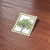 Virginia State Tree Flowering Dogwood Sticker - VA Vintage Stamp Decal