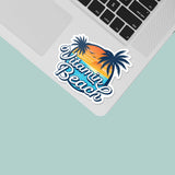Vitamin Beach Funny Quote Decal on Laptop