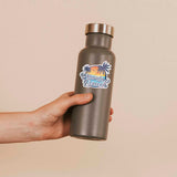 Vitamin Beach Funny Ocean Decal on Water Bottle