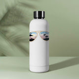 Waikiki Beach Honolulu Hawaii Sunglasses Decal on Water Bottle