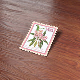 Washington State Flower Rhododendron Sticker- WA Vintage Stamp Decal