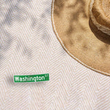 Washington Street Boston Sticker - Massachusetts Street Sign Decals