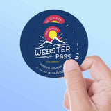Webster Pass Colorado Stickers Set