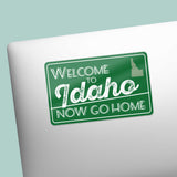 Welcome to Idaho Sticker on Laptop