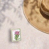 West Virginia State Flower Rhododendron Sticker- WV Vintage Stamp Decal