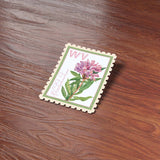 West Virginia State Flower Rhododendron Sticker- WV Vintage Stamp Decal