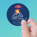 Weston Pass Colorado Stickers Set