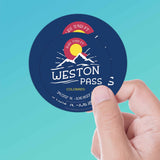 Weston Pass Colorado Stickers Set
