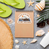 Where We're Going We Don't Need Roads Boat Sticker