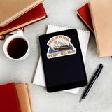 Where We're Going We Don't Need Roads Boat Sticker