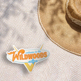 Retro Wildwood NJ Sticker