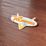 Retro Wildwood NJ Sticker