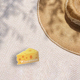 Wisconsin Cheese Wedge Sticker - Funny Midwest Decal