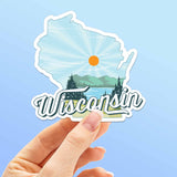 Wisconsin Lakes Sticker