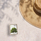 Wisconsin State Tree Sugar Maple Sticker - WI Vintage Stamp Decal