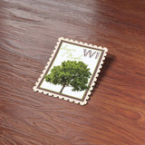 Wisconsin State Tree Sugar Maple Sticker - WI Vintage Stamp Decal