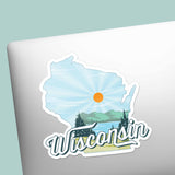 Wisconsin Lakes Sticker