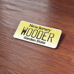 Wooder New Jersey License Plate Sticker