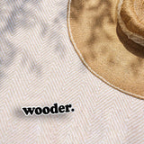 Wooder Philly Sticker - Philadelphia PA & NJ Accent Decal