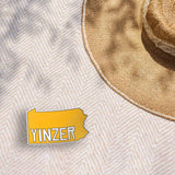 Yinzer Pittsburgh Sticker - Yellow PGH Pennsylvania Decal
