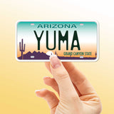 Yuma Arizona License Plate Stickers