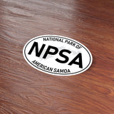 National Park of American Samoa National Park Oval Sticker
