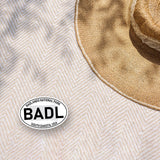 Badlands National Park White Oval Bumper Sticker