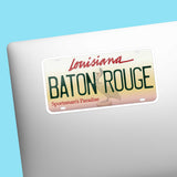 Louisiana License Plate Bumper Stickers - Choose Your LA City or Phrase Decal