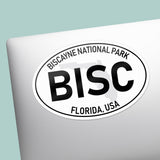 Biscayne National Park White Oval Bumper Sticker