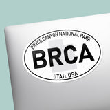 Bryce Canyon National Park White Oval Bumper Sticker