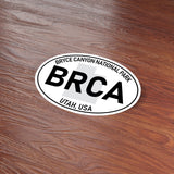 Bryce Canyon National Park White Oval Bumper Sticker