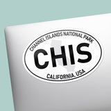Channel Islands National Park White Oval Bumper Sticker