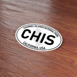 Channel Islands National Park White Oval Bumper Sticker