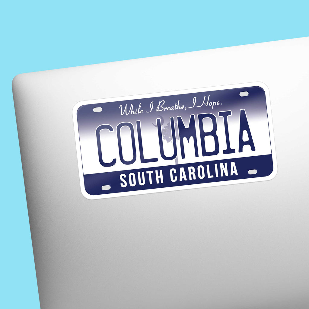 Sc Letters Sticker South Carolina License Plate Stickers - Choose Your SC City – Sentinel ...