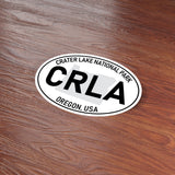 Crater Lake National Park White Oval Bumper Sticker
